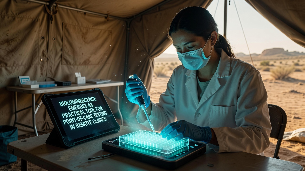 Bioluminescence Emerges as Practical Tool for Point-of-Care Testing in Remote Clinics